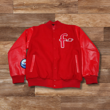 Load image into Gallery viewer, &quot;Roses Are Red&quot; Varsity Leather